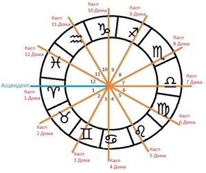 Натальная карта: Астрологические дома