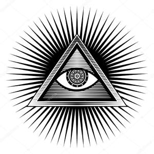 Глаза в треугольнике,  значение символа 